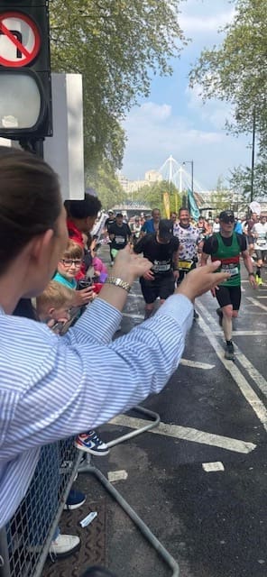 approaching mile 24,25