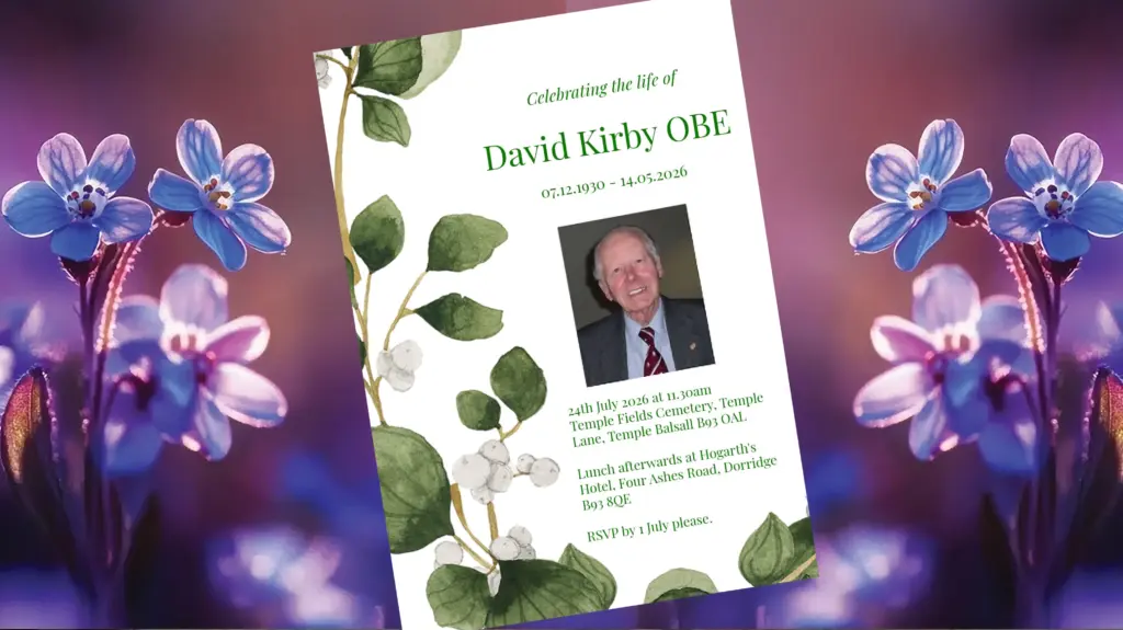 David Kirby OBE Tribute