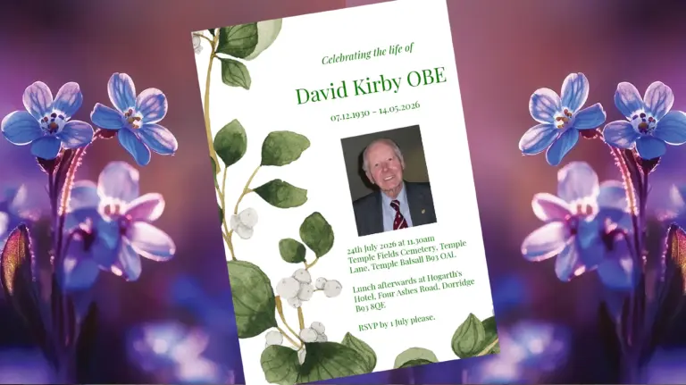 David Kirby OBE Tribute